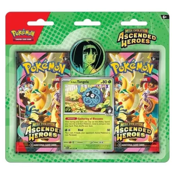 Pokémon Ascended Heroes 2 Pack Blister  Tangela