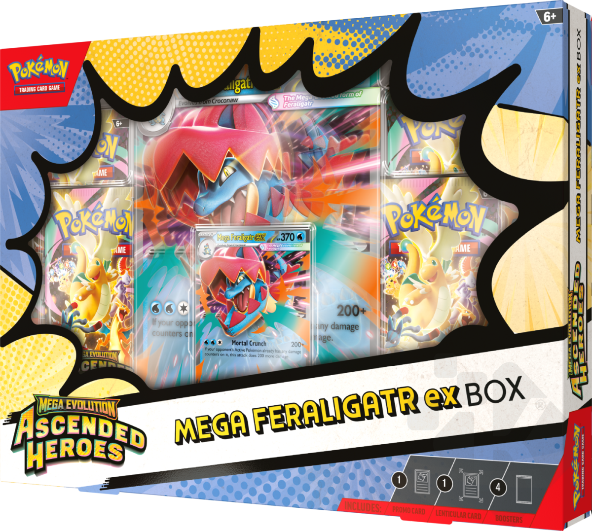 Pokémon Mega Evolution - Ascended Heroes - Mega Feraligatr EX Box