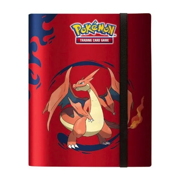 Pokémon A4 album na 360 karet s páskem - Mega Charizard X a Mega Charizard Y
