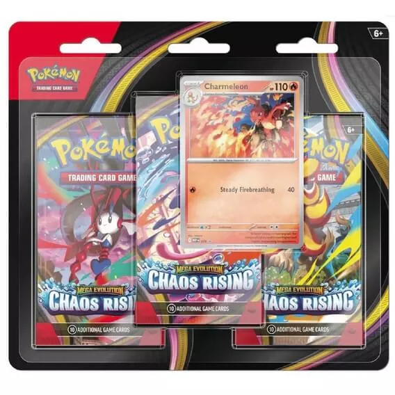 Pokémon Chaos Rising 3 Pack Blister - Charmeleon