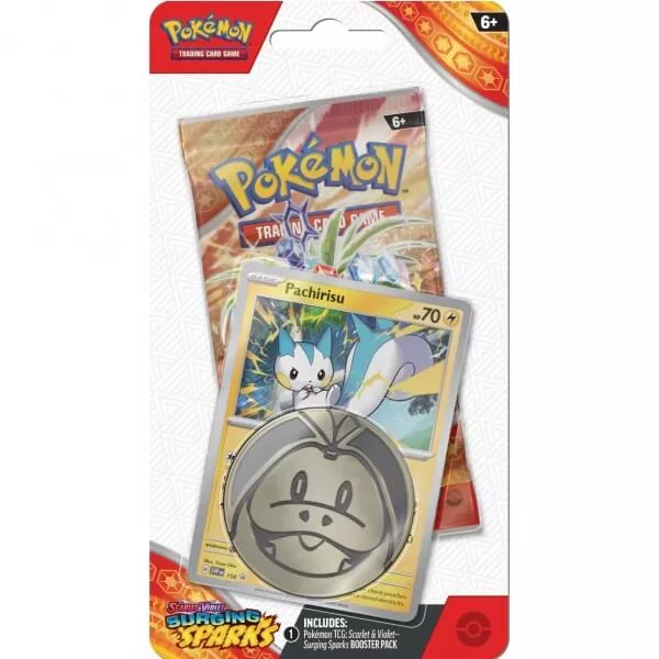Pokémon Surging Sparks Check Lane Blister - Pachirisu