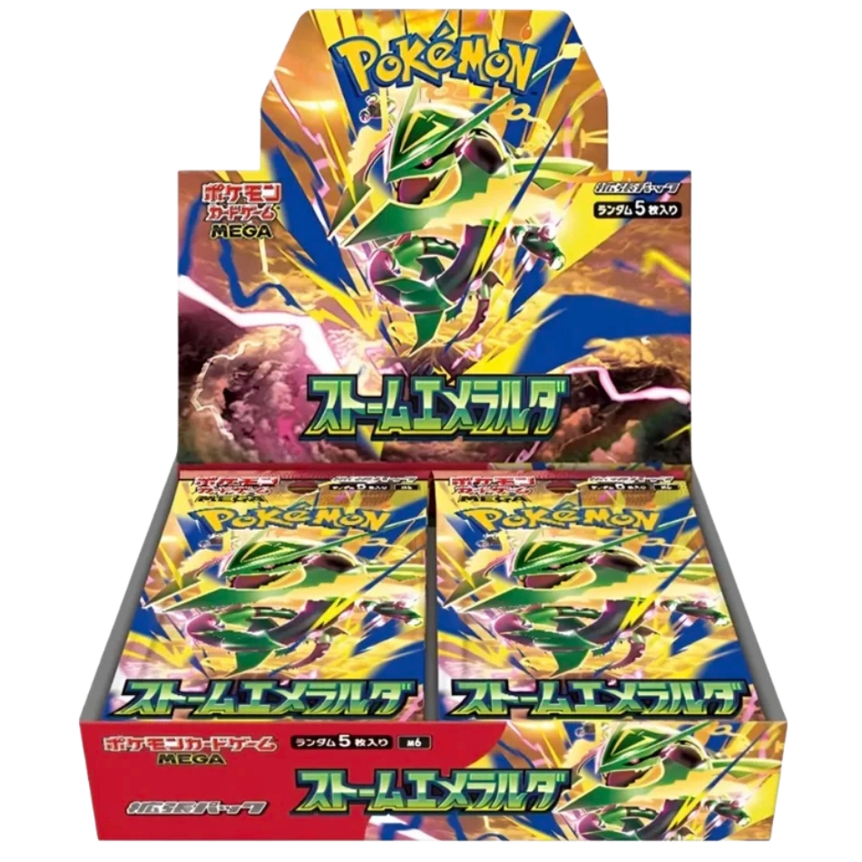 Pokémon Mega Evolution Storm Emerald Booster Box - Japanese